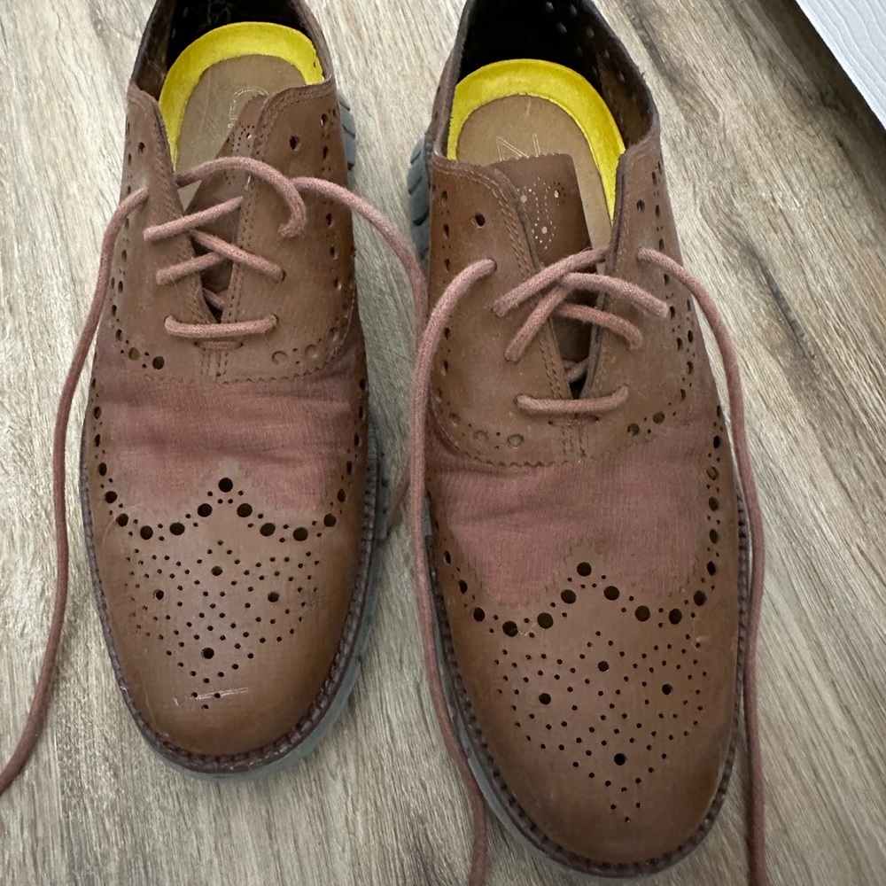 Brown Cole Hahn zero grand shoes